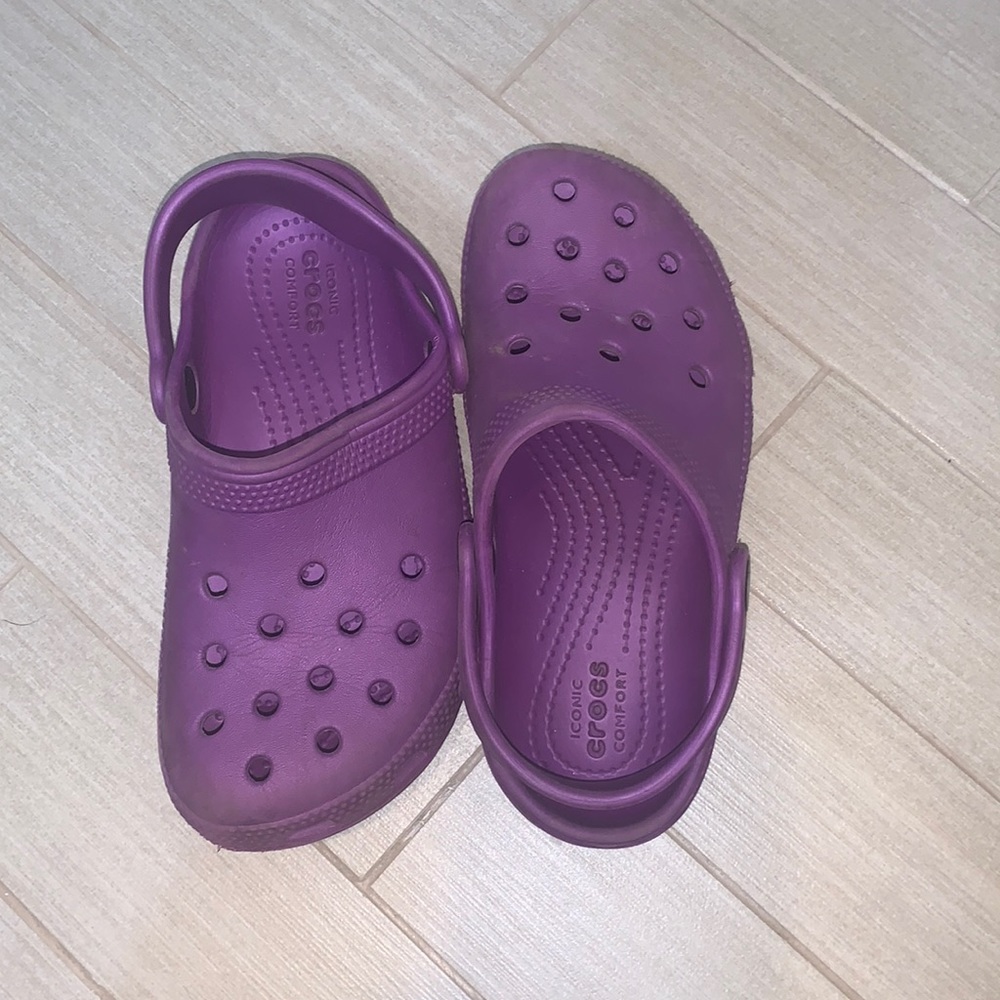 CROCS Kids Sandals - Purple size 13 (toddler)